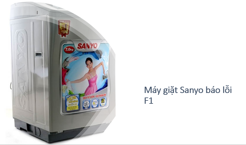 Máy giặt Sanyo báo lỗi F1
