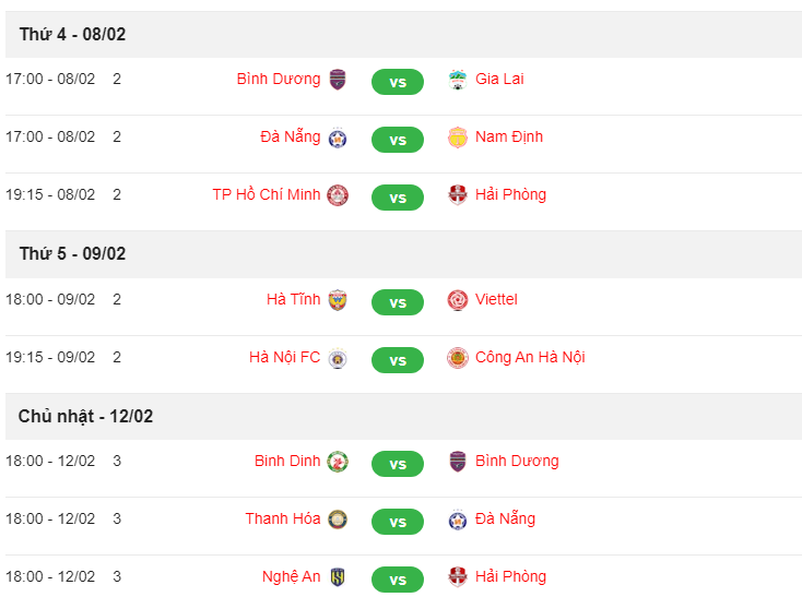 Lịch thi đấu Bóng Đá V-League mùa giải 2023 de dang nhat